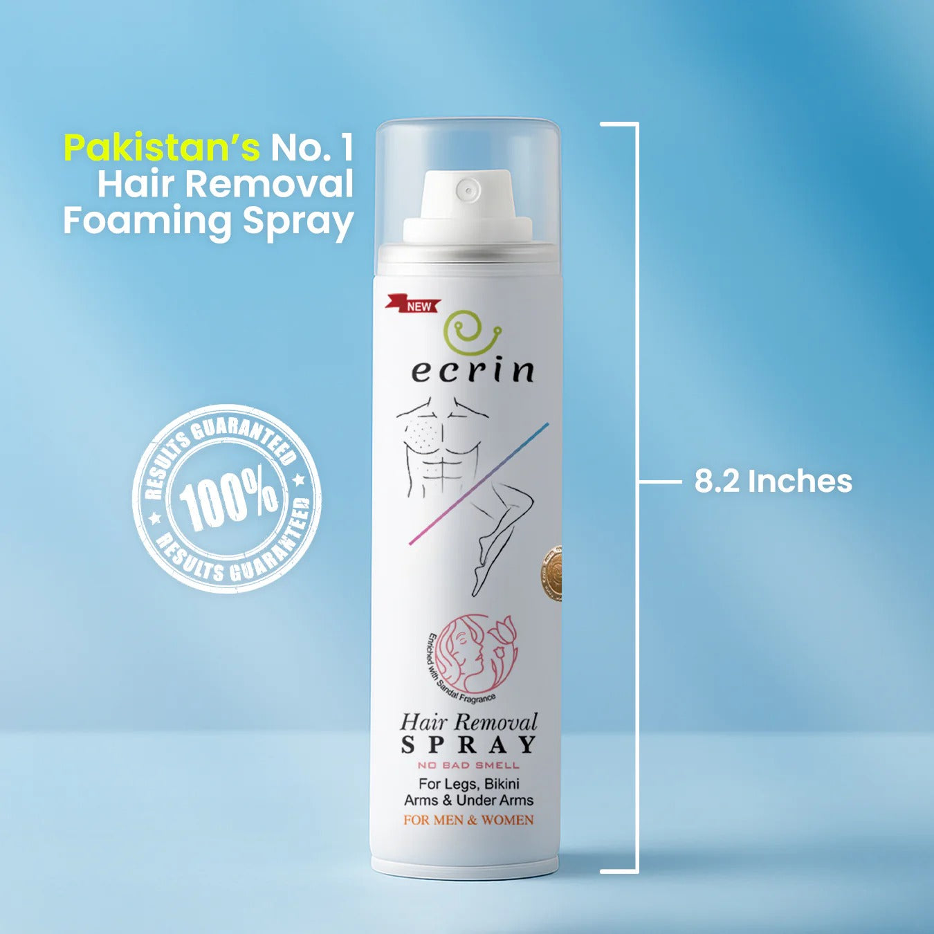 Ecrin Hair Removal Foam – Smooth Skin in Minutes! (200ml) - AMZ Store