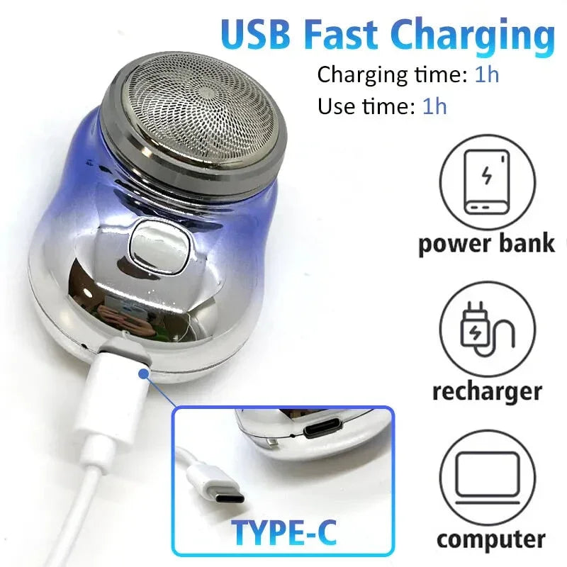 Mini Portable Electric Man Shaver – Powerful & Compact - AMZ Store