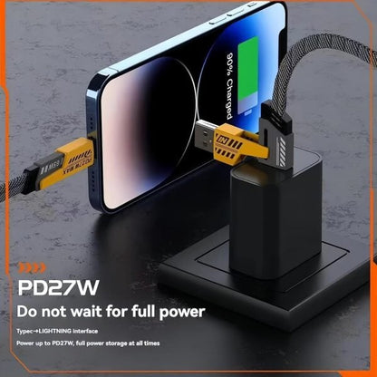 4-in-1 Fast PD Charging Cable – iPhone, Type-C, iPad, Samsung & MacBook 4 IN 1 Charging Cable AL Mustafa 