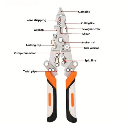 Foldable 8-in-1 Wire Stripper & Cutter – All-in-One Power Tool in Your Pocket Stripper Cutter AL Mustafa 
