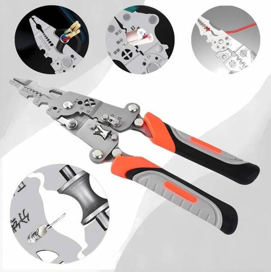 Foldable 8-in-1 Wire Stripper & Cutter – All-in-One Power Tool in Your Pocket Stripper Cutter AL Mustafa 