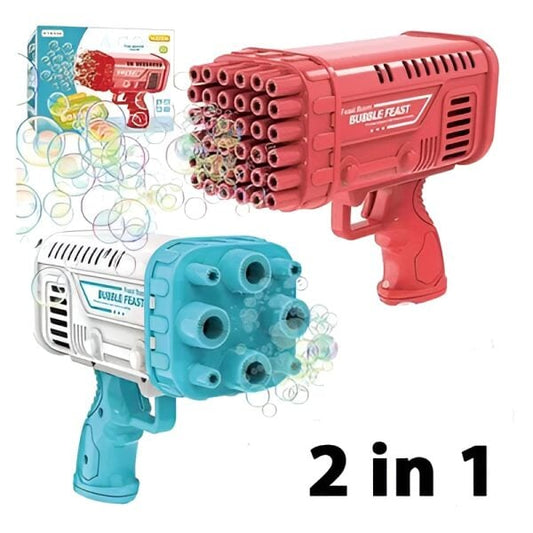 🚀 Ultimate Bazooka Bubble Gun – Big Bubbles, Bigger Fun! Water Bubble Gun AL Mustafa 